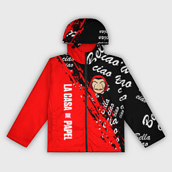 Ветровка с капюшоном женская La Casa de Papel bum bum ciao, цвет: 3D-черный