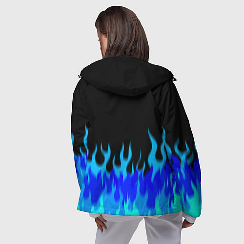 Женская ветровка Poppy Playtime - Fire / 3D-Черный – фото 4