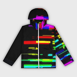 Женская ветровка Color fashion glitch