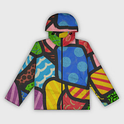 Ветровка с капюшоном женская В стиле ромеро бритто, цвет: 3D-черный