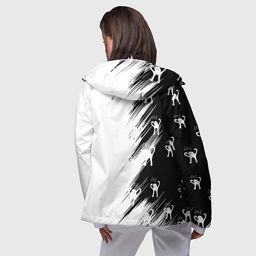 Женская ветровка Ъуъ съука чб / 3D-Белый – фото 4