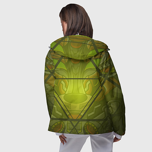 Женская ветровка Кибер-лис / 3D-Белый – фото 4