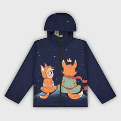 Женская ветровка Маленький принц и лис смотрят на небо