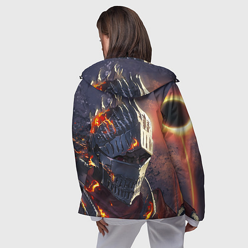 Женская ветровка DARK SOULS III Рыцарь Солнца Дарк Соулс / 3D-Черный – фото 4