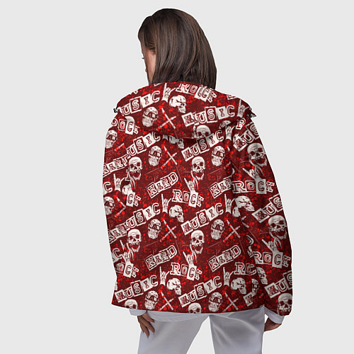 Женская ветровка Хард Рок HARD-ROCK / 3D-Черный – фото 4