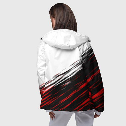 Женская ветровка Tesla sport размытость / 3D-Черный – фото 4