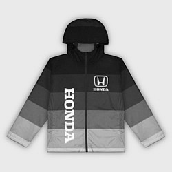 Ветровка с капюшоном женская Honda Хонда, цвет: 3D-черный