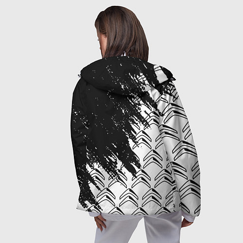 Женская ветровка Ситроен citroen c4 / 3D-Белый – фото 4