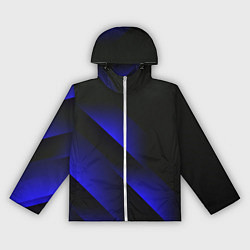 Женская ветровка Blue Fade 3D Синий градиент