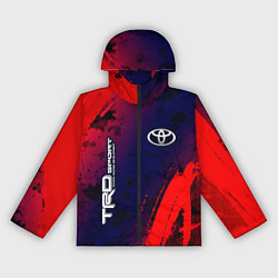 Ветровка с капюшоном женская ТОЙОТА TRD SPORT - Краска, цвет: 3D-черный
