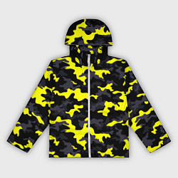 Ветровка с капюшоном женская Black Camo, цвет: 3D-белый