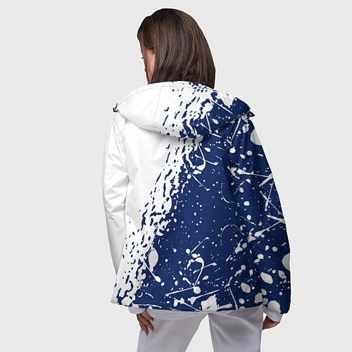 Женская ветровка Тоттенхэм Хотспур брызги / 3D-Черный – фото 4