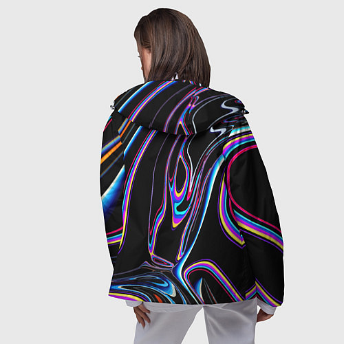 Женская ветровка Vanguard pattern Neon / 3D-Белый – фото 4