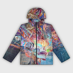 Женская ветровка Cyber skull Vanguard pattern