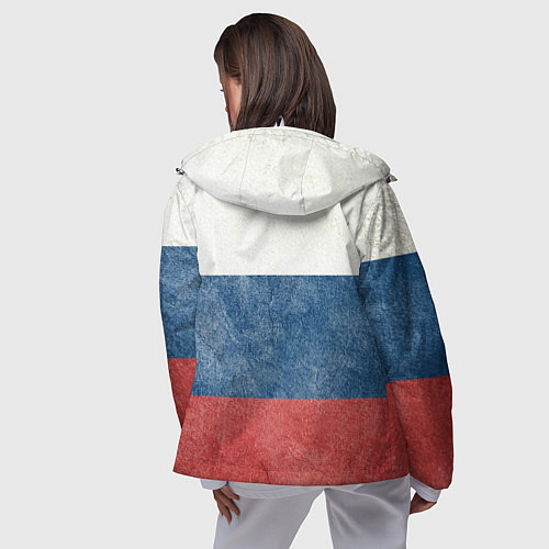 Женская ветровка Отечество! / 3D-Белый – фото 4