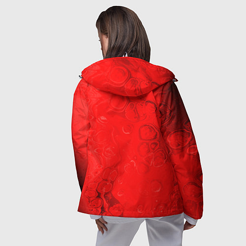 Женская ветровка БАЙЕР Bayer Разводы / 3D-Белый – фото 4