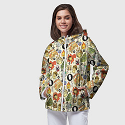 Ветровка с капюшоном женская Studio Ghibli Hero, цвет: 3D-белый — фото 2