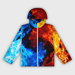 Женская ветровка Огонь - Вода Инь - Янь