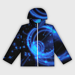 Женская ветровка Неоновый космос Neon space