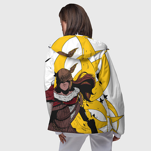 Женская ветровка ELDEN RING ЭЛДЕН РИНГ КОМИКС / 3D-Белый – фото 4