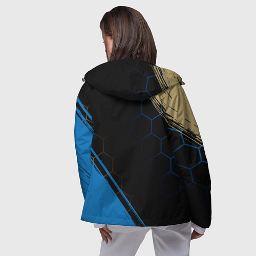 Женская ветровка INTER Pro Football Краска / 3D-Черный – фото 4