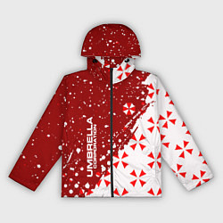 Ветровка с капюшоном женская Resident Evil Umbrella Corporation паттерн, цвет: 3D-черный