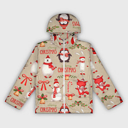 Женская ветровка СЧАСТЛИВОГО РОЖДЕСТВА MERRY CHRISTMAS