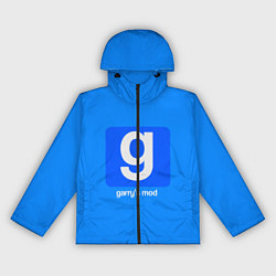 Ветровка с капюшоном женская Garrys Mod логотип, цвет: 3D-черный