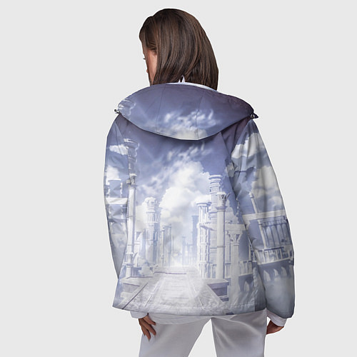 Женская ветровка Genshin Impact - Qiqi / 3D-Белый – фото 4