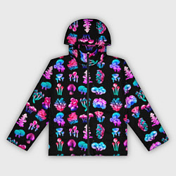 Женская ветровка NEON MUSHROOMS