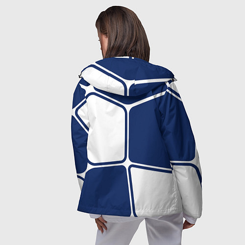 Женская ветровка ФК Тоттенхэм абстракция / 3D-Черный – фото 4