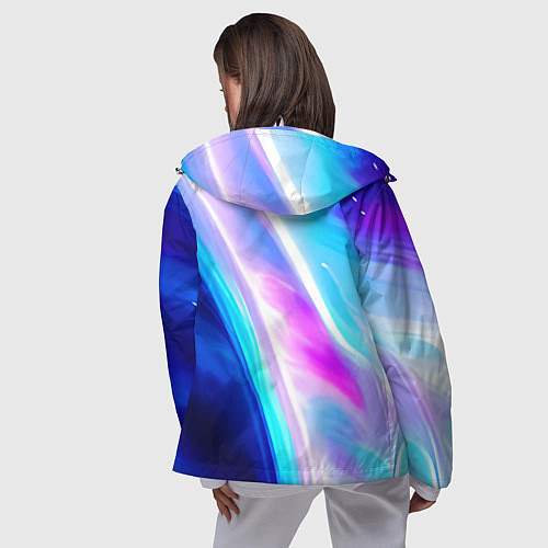 Женская ветровка Звездная вспышка / 3D-Белый – фото 4