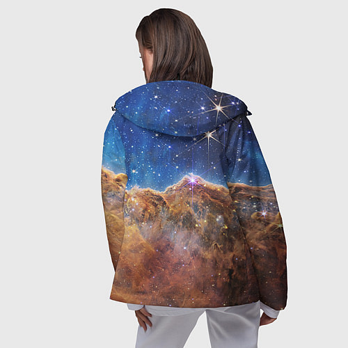 Женская ветровка Туманность Киля / 3D-Черный – фото 4