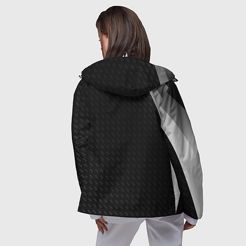 Женская ветровка Volkswagen карбон / 3D-Белый – фото 4