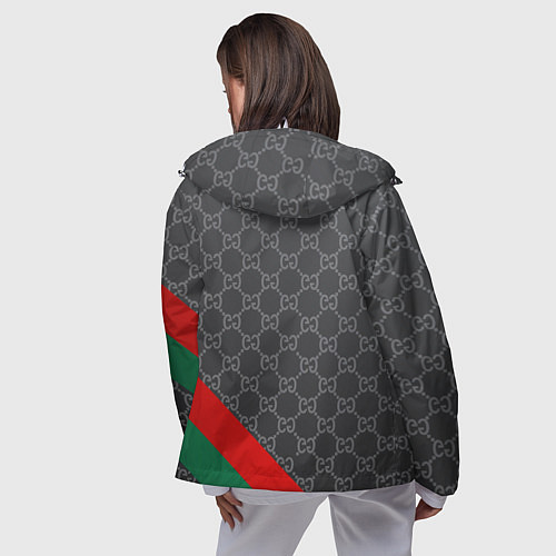 Женская ветровка В стиле gucci / 3D-Белый – фото 4
