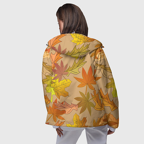 Женская ветровка Осенняя атмосфера / 3D-Белый – фото 4
