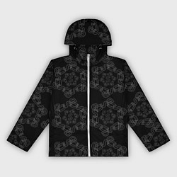 Женская ветровка Геометрическая абстракция из букв