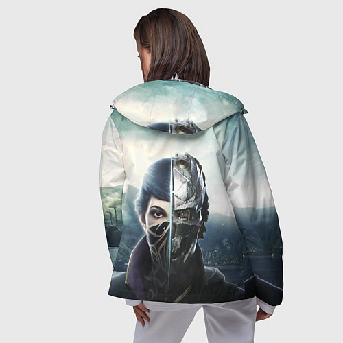 Женская ветровка Dishonored - Эмили Колдуин / 3D-Белый – фото 4