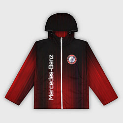 Ветровка с капюшоном женская Mercedes-Benz art, цвет: 3D-белый