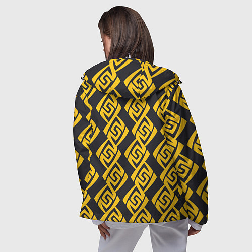 Женская ветровка Гео Genshin Impact 3D V 2 / 3D-Белый – фото 4