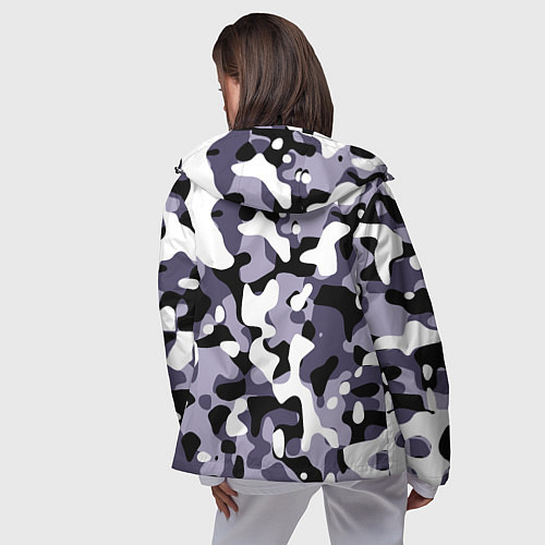 Женская ветровка Камуфляж Common City / 3D-Черный – фото 4