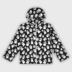 Ветровка с капюшоном женская Парад призраков, цвет: 3D-белый