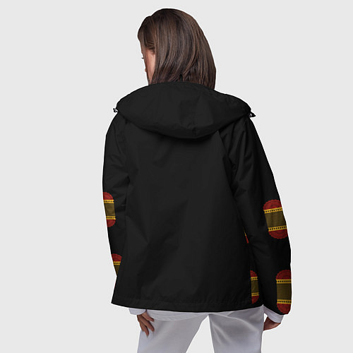 Женская ветровка Червонная королева Верх / 3D-Черный – фото 4