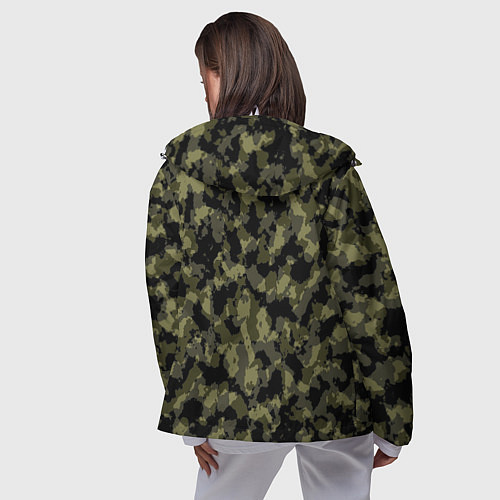 Женская ветровка Камуфляж / 3D-Белый – фото 4