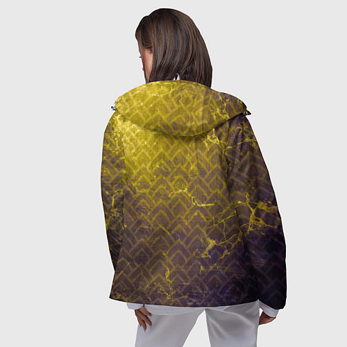 Женская ветровка Текстура - Old wall / 3D-Белый – фото 4