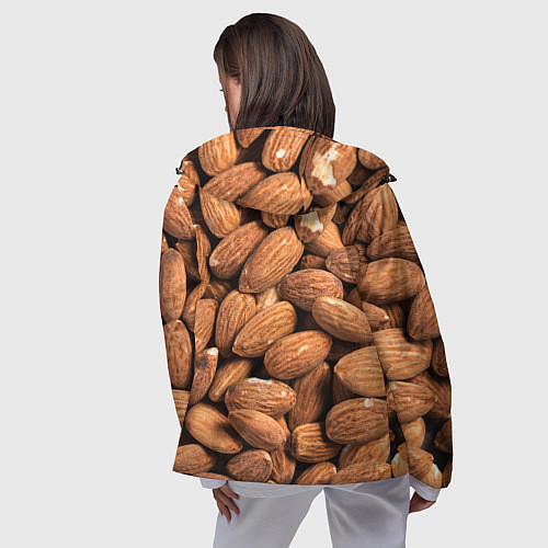 Женская ветровка Миндальные орешки / 3D-Черный – фото 4