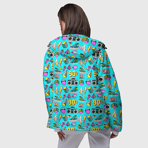 Женская ветровка Nostalgia for 90 / 3D-Черный – фото 4