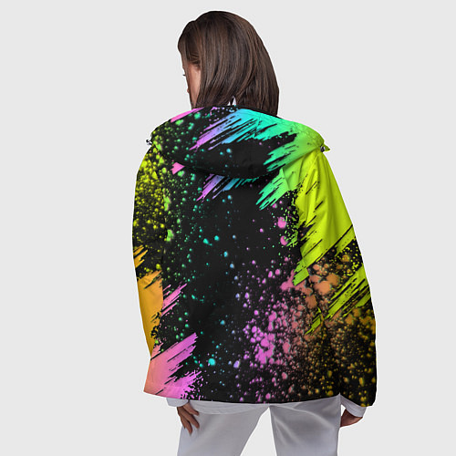 Женская ветровка Rainbow Friends - Blue / 3D-Белый – фото 4