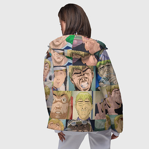 Женская ветровка Лицо ГТО / 3D-Белый – фото 4