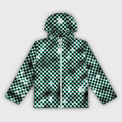 Женская ветровка Пластиковая абстракция - паттерн